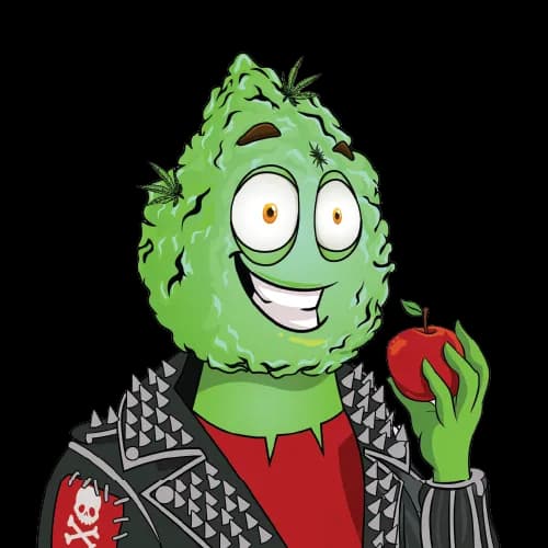 Cannabuben Maskottchen Apple Fritter