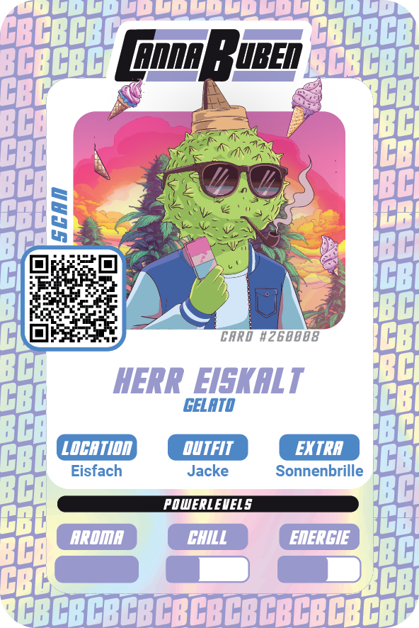 Sammelkarte Herr Eiskalt