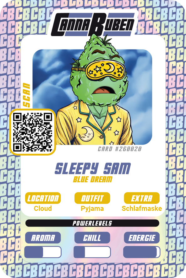 Sammelkarte Sleepy Sam