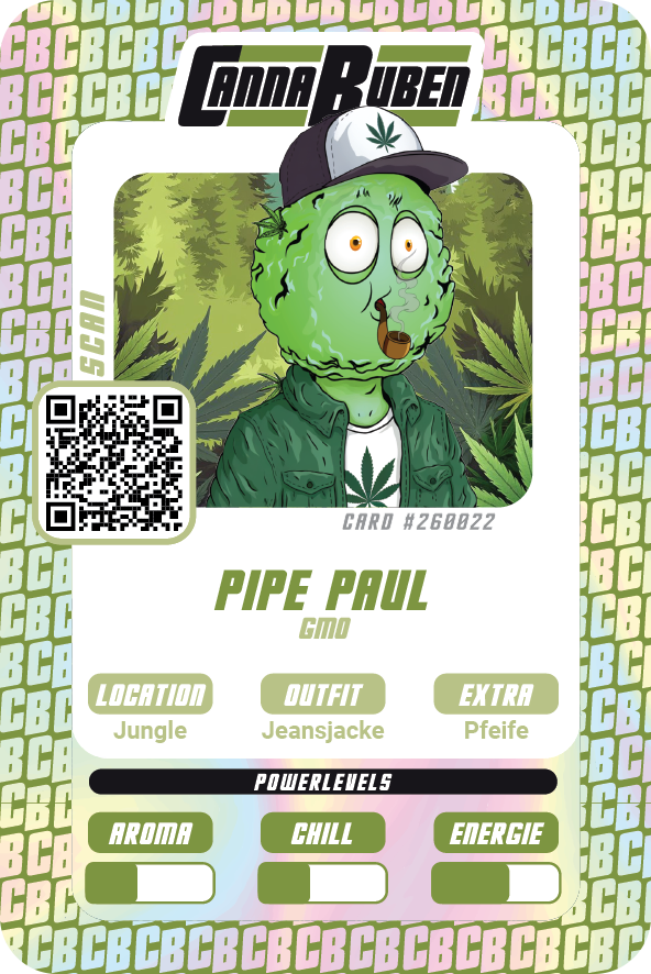 Sammelkarte Pipe Paul