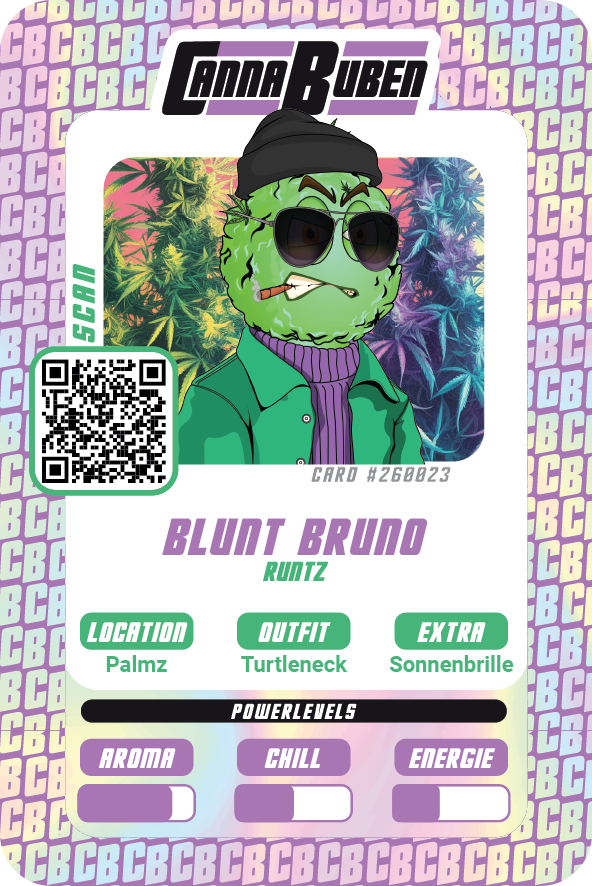 Sammelkarte Blunt Bruno