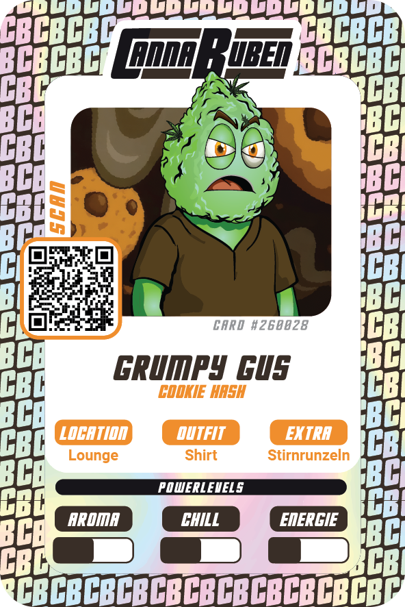 Sammelkarte Grumpy Gus
