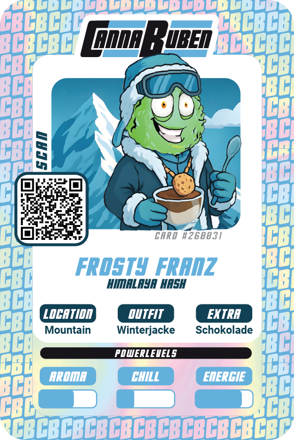 Sammelkarte Frosty Franz