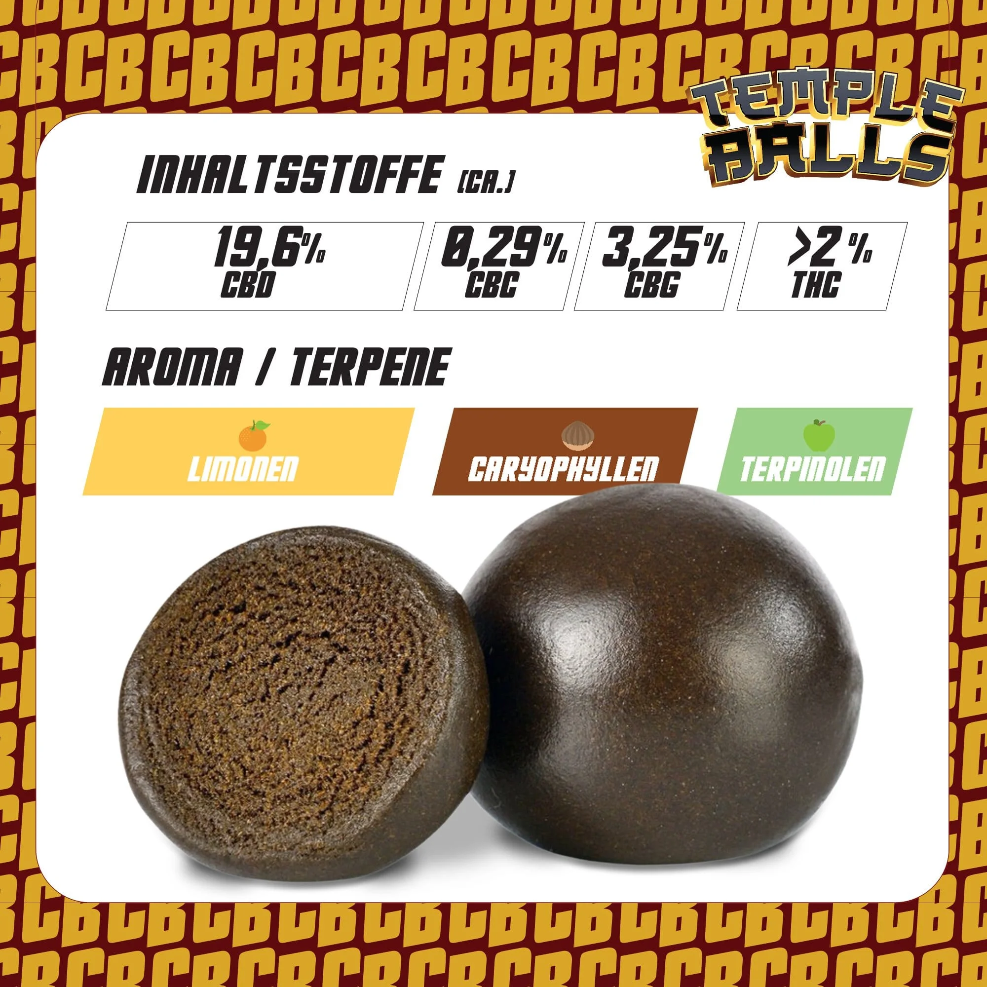 Temple Balls - CBD Hash 3
