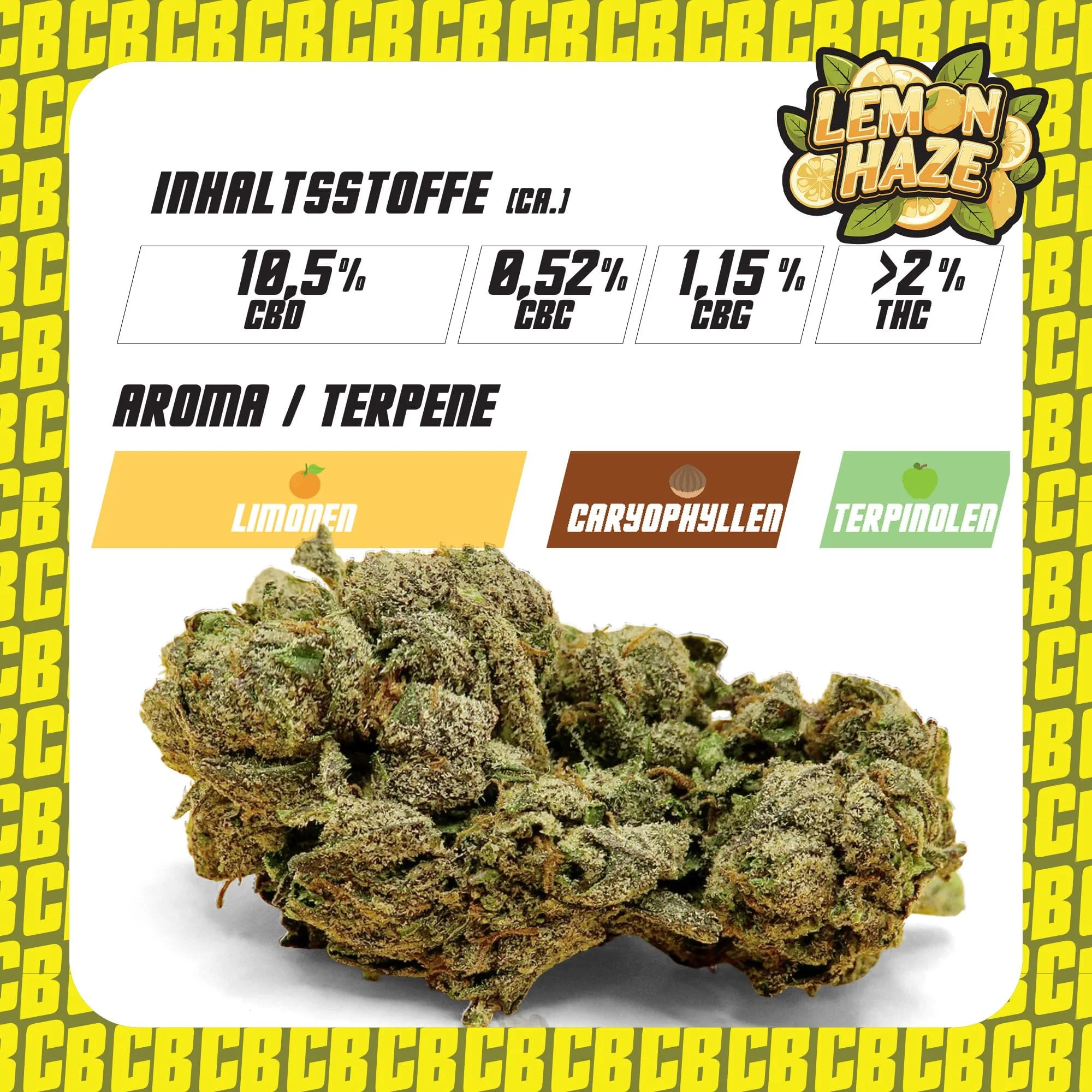 Lemon Haze - CBD Blüten 3