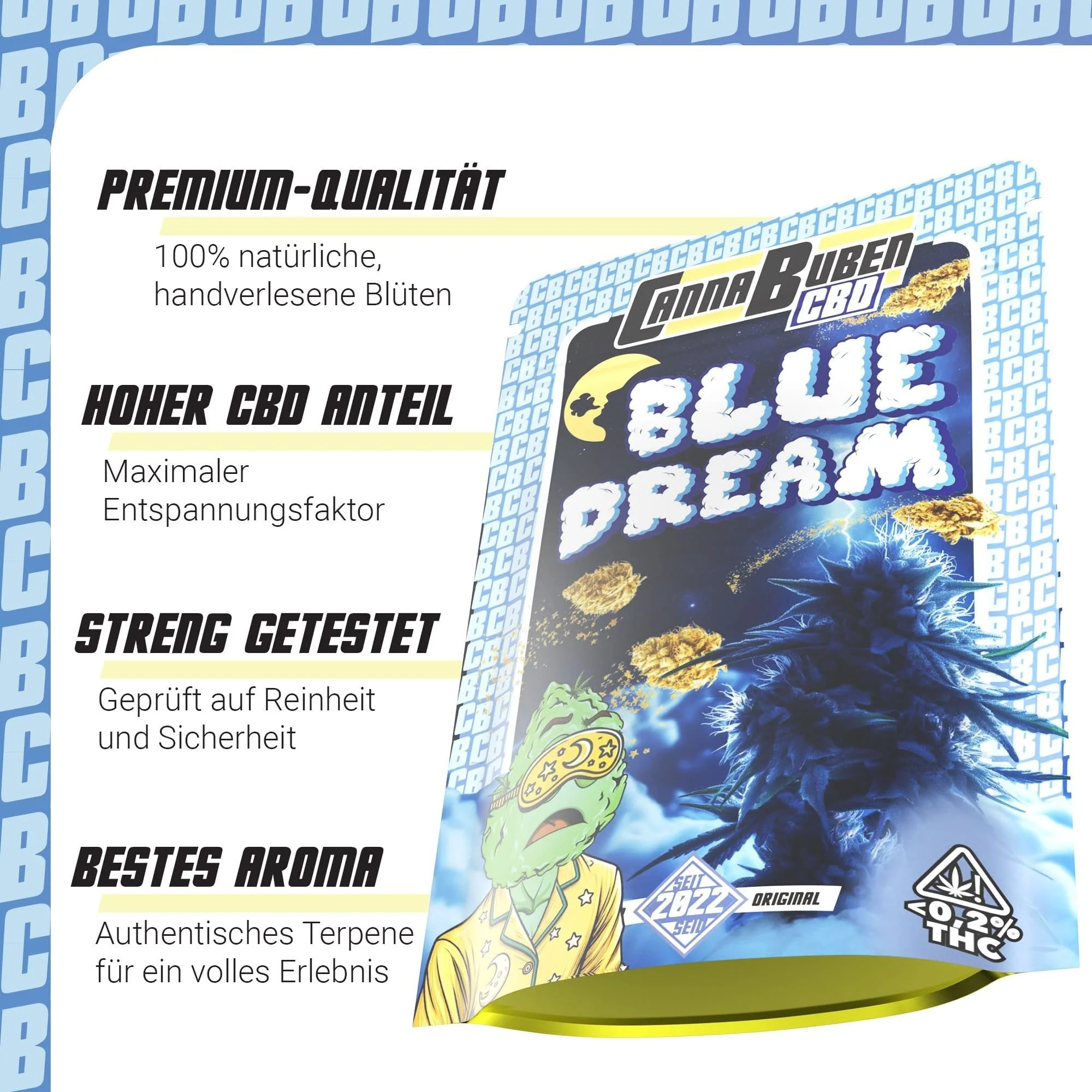 Blue Dream - CBD Blüten 3