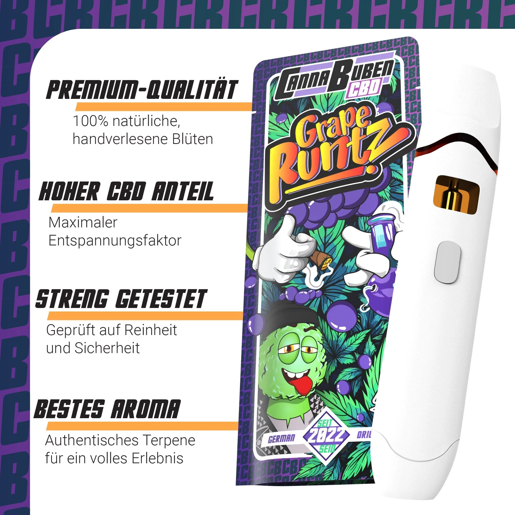 Grape Runtz - CBD Vape 4