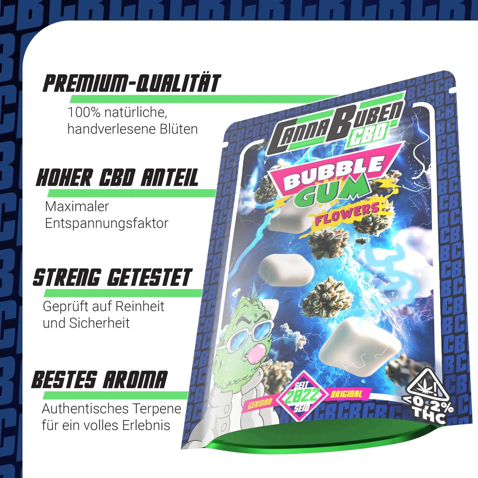 Bubble Gum - CBD Blüten 4