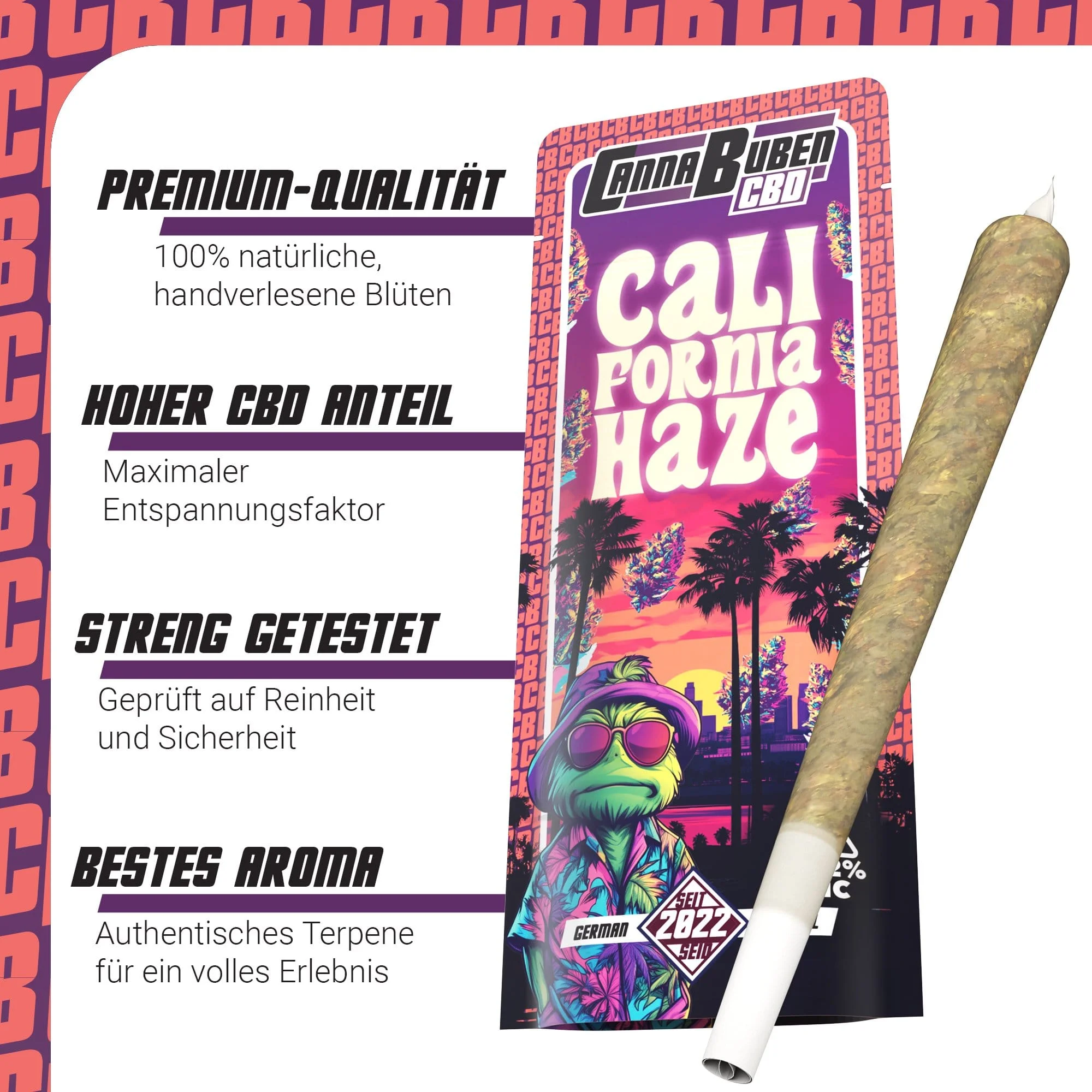 California Haze - CBD Pre Rolls 4