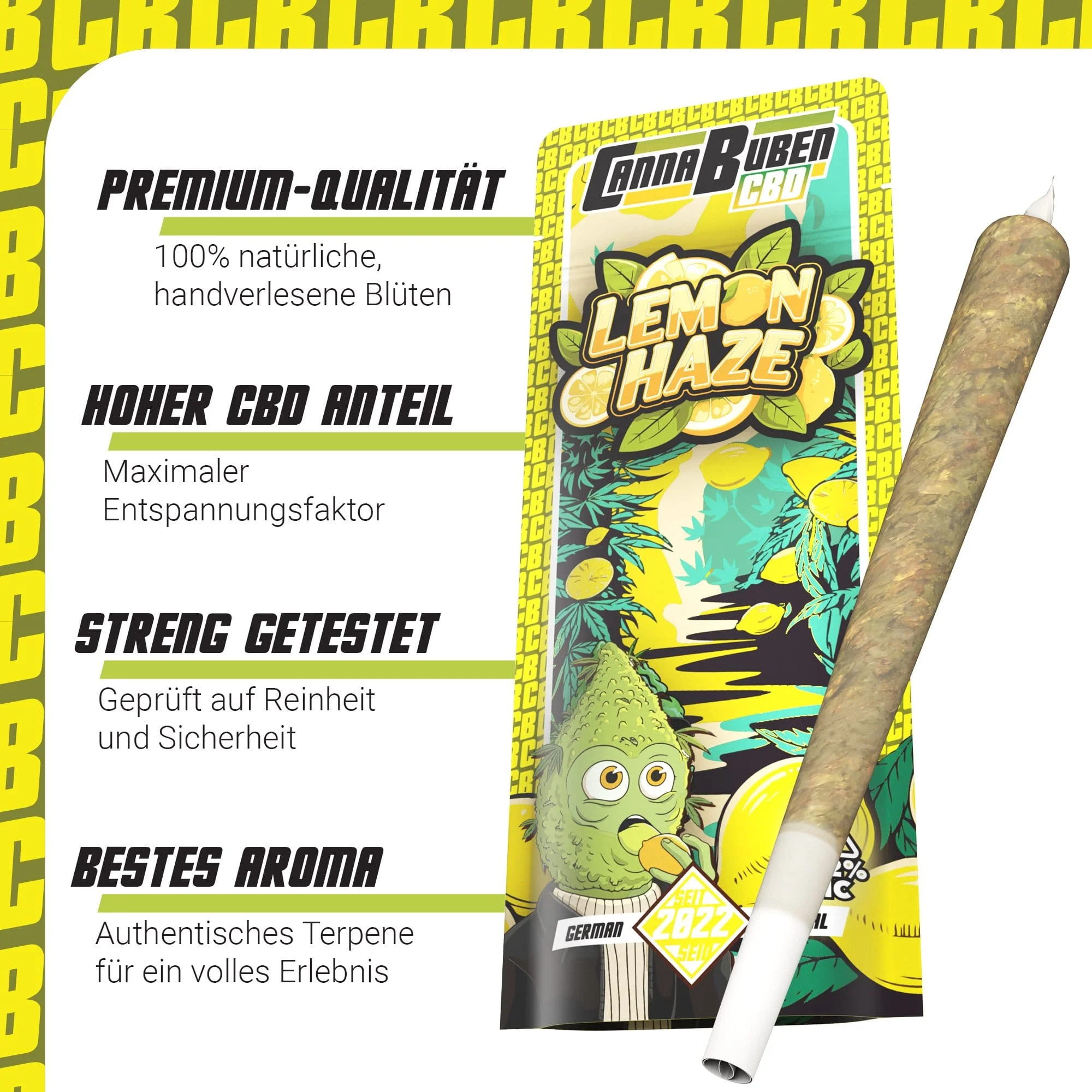 Lemon Haze - CBD Pre Rolls 4