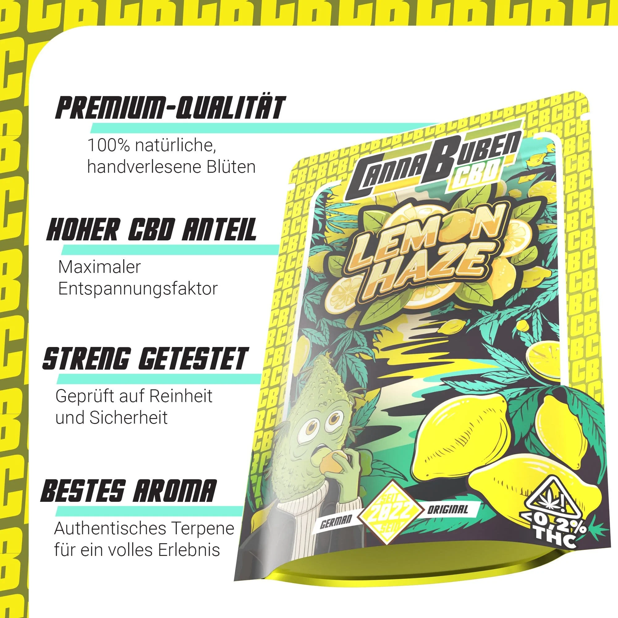 Lemon Haze - CBD Blüten 4