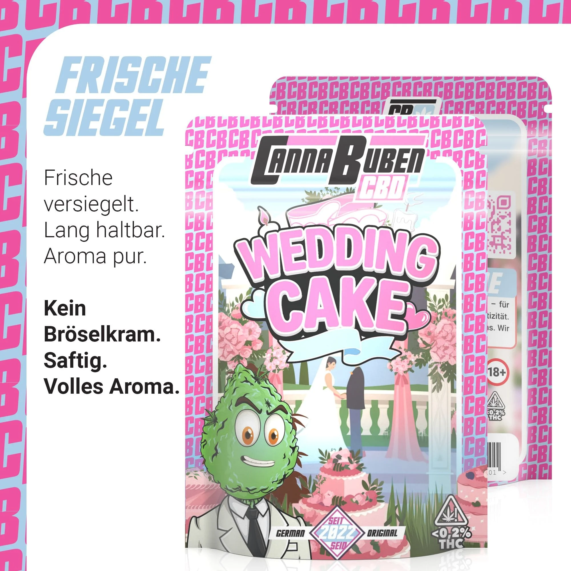 Wedding Cake - CBD Blüten 6
