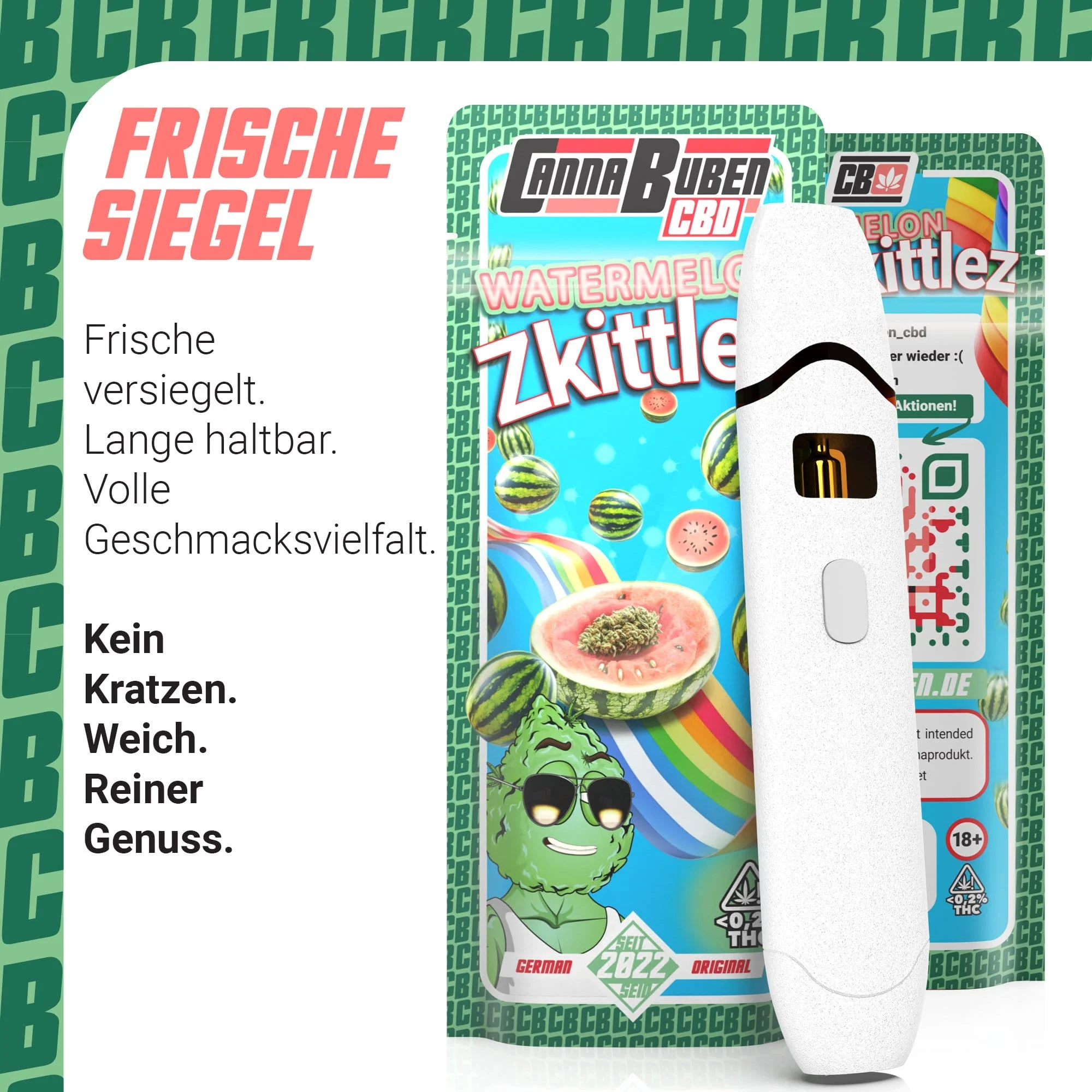 Watermelon Zkittlez - CBD Vape 5