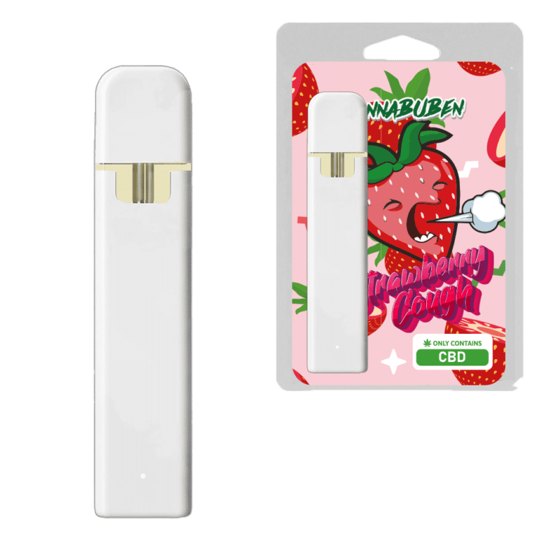 CBD Vape Pen Strawberry Cough Cannabuben
