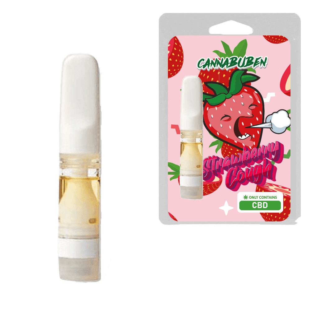 CBD Kartusche Strawberry Cough Cannabuben
