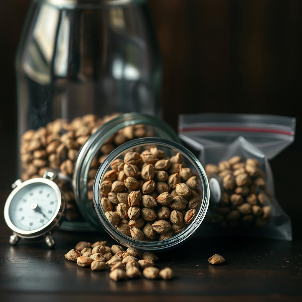 cannabissamen wie lange haltbar